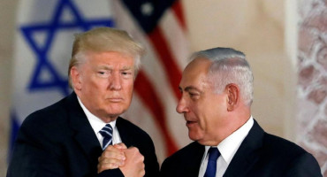 Donald Trump y Benjamin Netanyahu. Foto: Reuters.