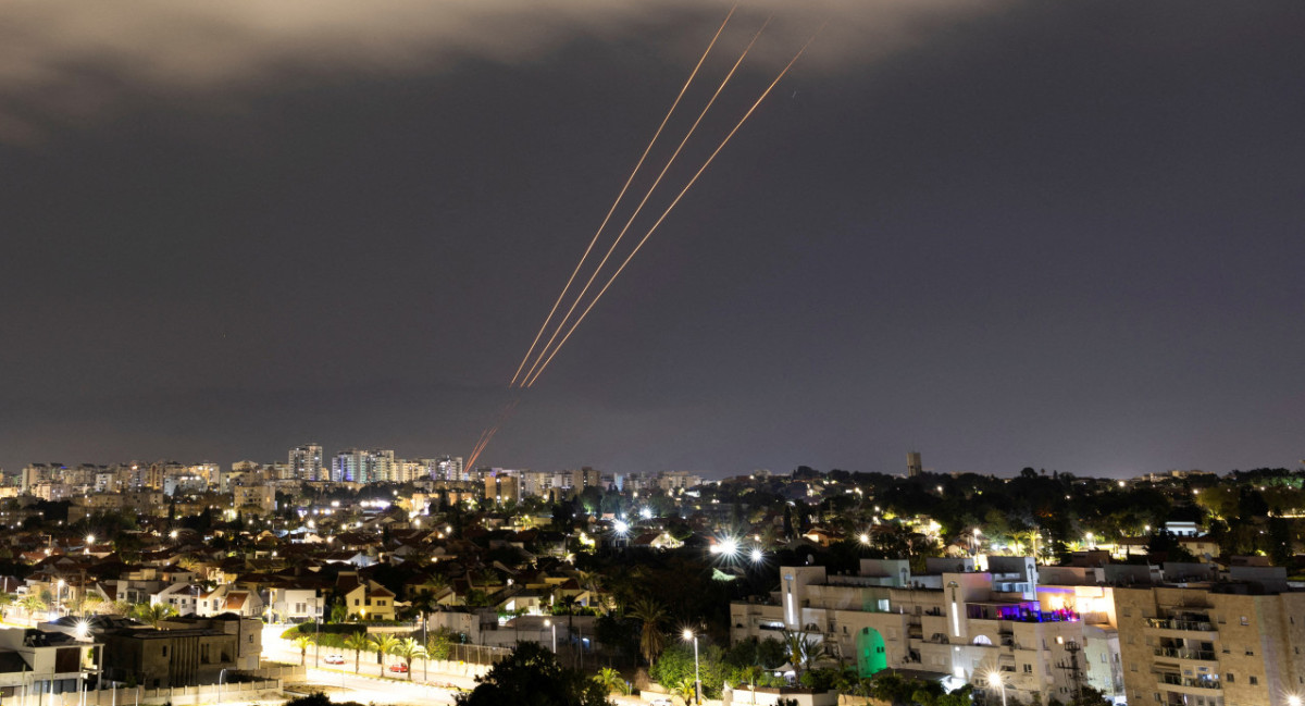 Ataque de Irán a Israel. Foto: Reuters.
