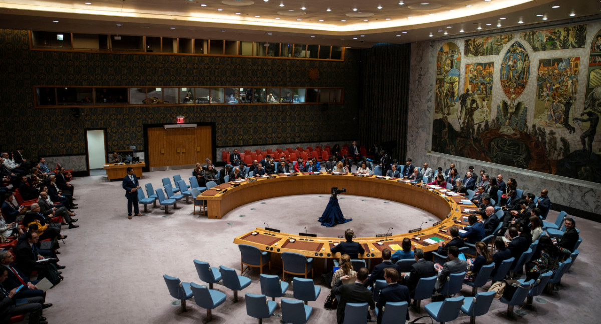 Sesión de emergencia del Consejo de Seguridad. Foto: Ruters
