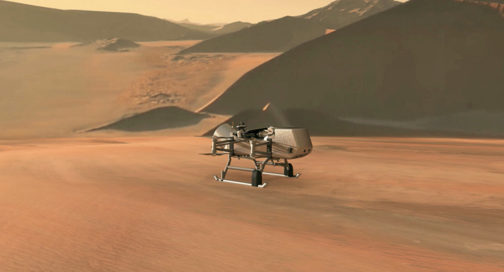 Misión Dragonfly a Titán. Foto: NASA.