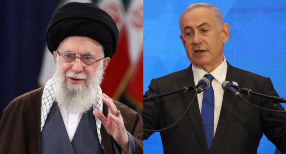 Alí Jamenei y Benjamin Netanyahu. Fotos: Reuters.