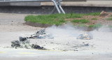 Un hombre se prendió fuego delante de un tribunal. Foto: Reuters