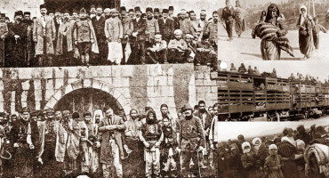 Genocidio armenio, imágenes de archivo. Foto: Prensa Armenia