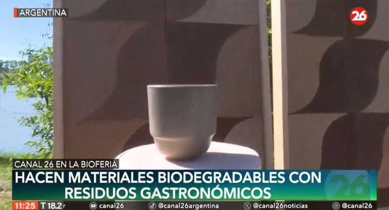 Etimo Biomateriales, la empresa nacional que recicla residuos orgánicos. Foto: Captura de video.