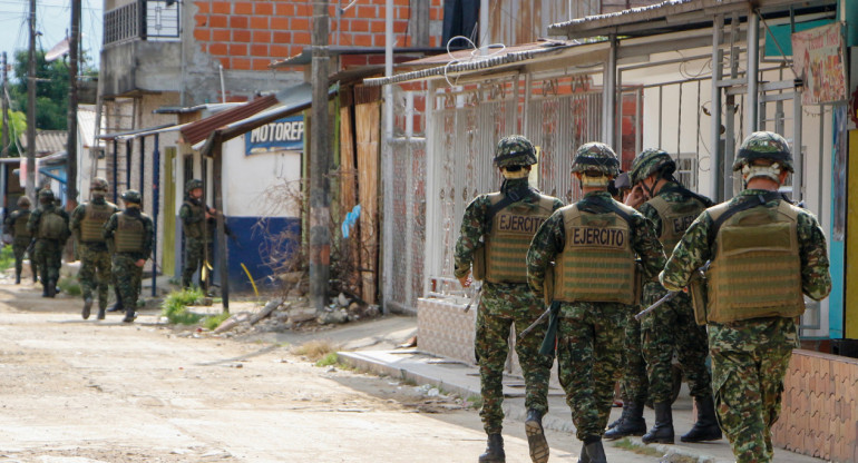 Ejército colombiano. Foto: EFE