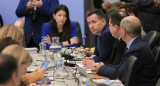 Gabriel Bornoroni durante la reunión de comisiones. Foto NA.