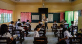 Filipinas suspende sus clases por el calor extremo. Foto: EFE