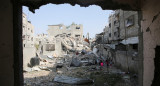 Destrucción en Rafah. Foto: Reuters.