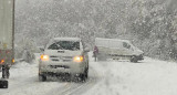 Nieve en la Ruta 40. Foto: gentileza Ahora Comarca