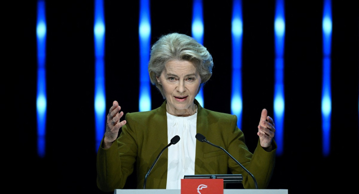 Ursula von der Leyen, presidenta de la Comisión Europea. Foto: Reuters.