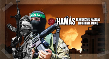 Hamás, terrorismo radical en Oriente Medio. Foto: 26 Historia / Canal 26.