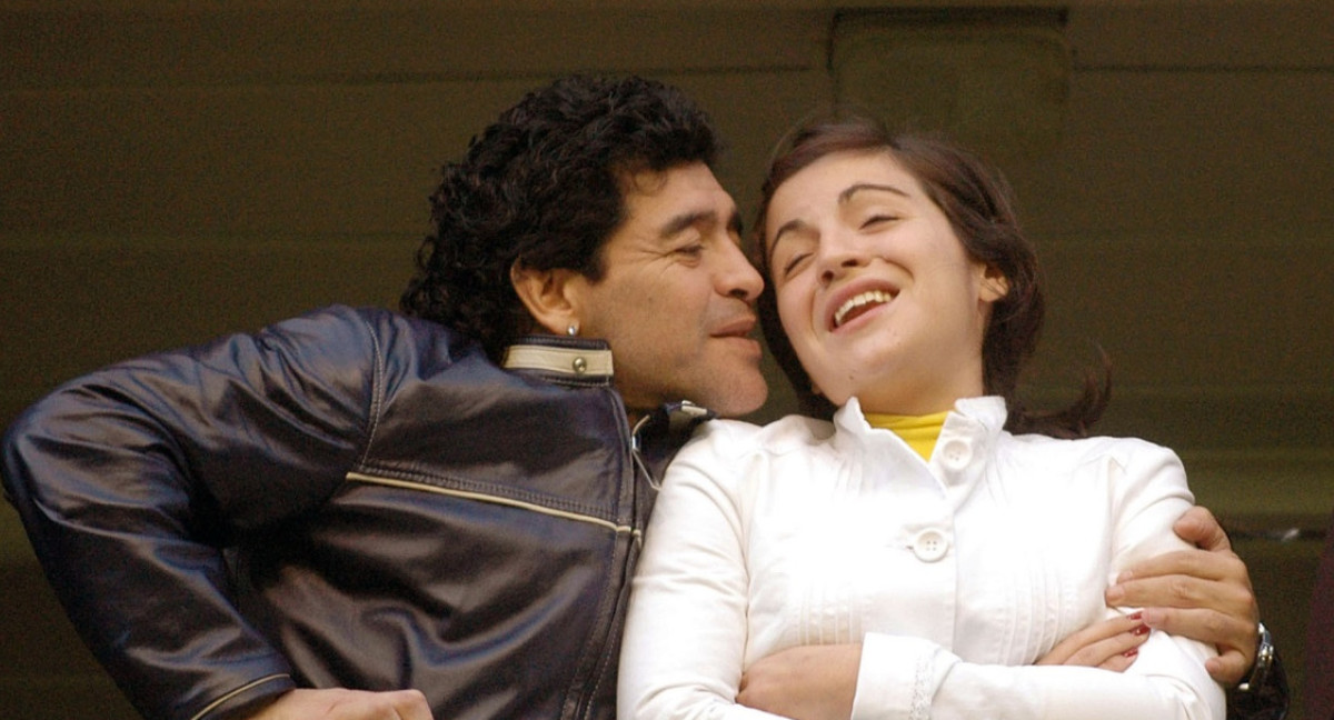 Diego y Dalma Maradona. Foto: NA.