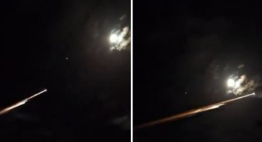Bright objects in the sky of Argentina.  Photo: Video capture.