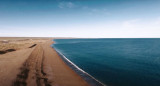 Playa El Doradillo, Chubut. Foto: X