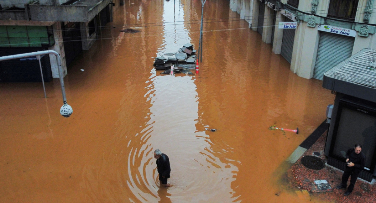 Inundaciones en Brasil. Foto: REUTERS.