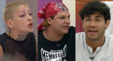 Violenta discusión en Gran Hermano. Fotos: Captura.