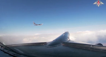 EEUU detectó y rastreó dos aviones militares rusos. Foto: captura video