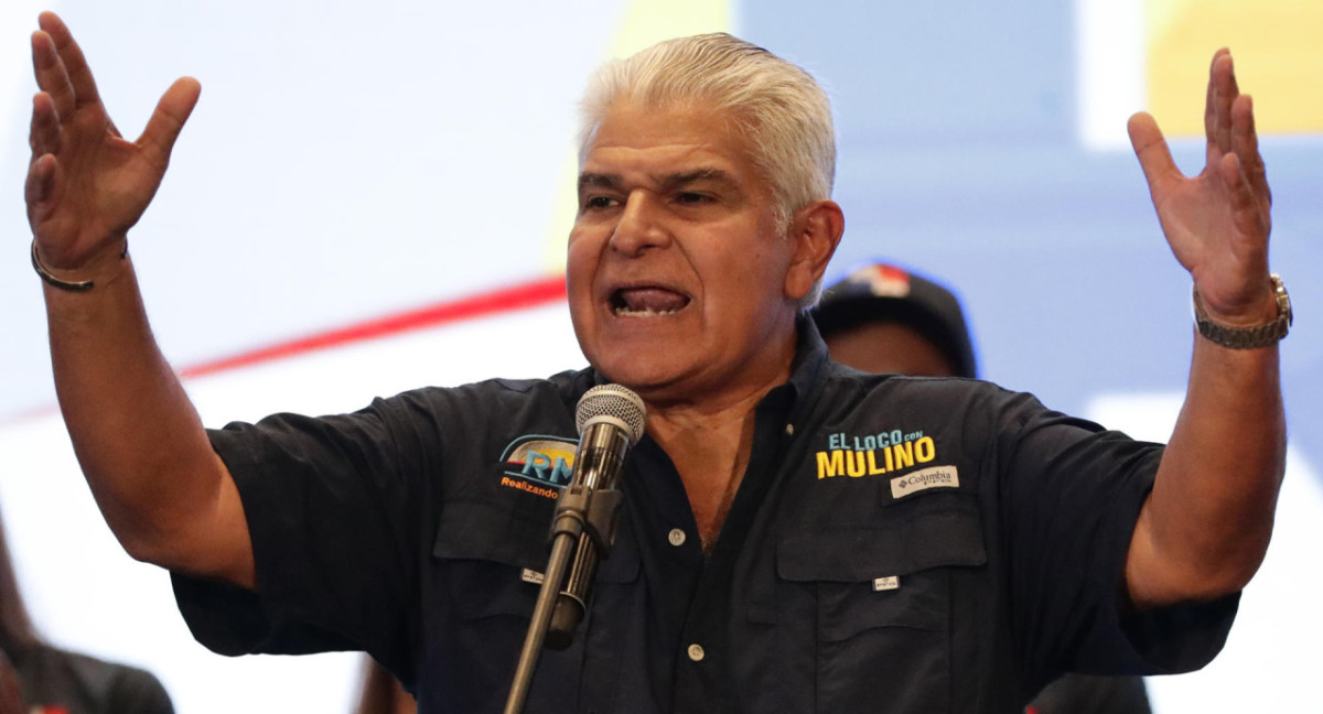 Mulino celebró ganar las elecciones de Panamá. Foto: EFE.