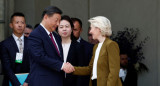 Xi Jinping se encuentra con Emmanuel Macron y Úrsula Von der Leyen. Foto: Reuters.