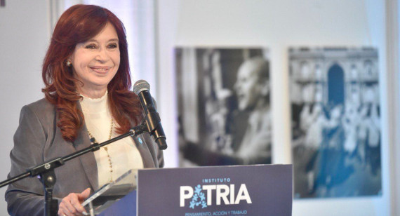 Cristina Kirchner, en el Instituto Patria