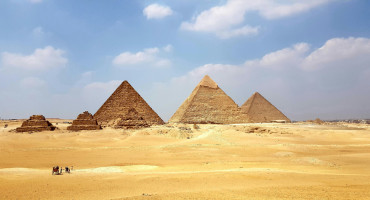 Egyptian pyramids.  Photo: Unsplash