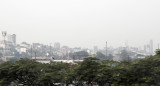 Contaminación del aire en Honduras. Foto: EFE.