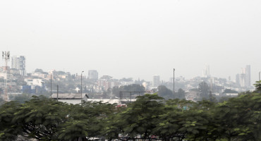 Contaminación del aire en Honduras. Foto: EFE.