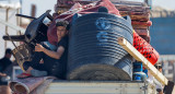 Miles de palestinos evacúan Rafah. Foto: Reuters