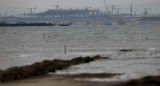 Vista de China desde Taiwán. Foto: Reuters.