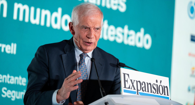Josep Borrell, alto representante para la política exterior de la Unión Europea. Foto: EFE.