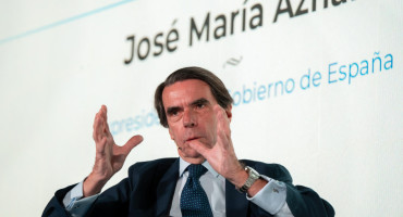 José María Aznar, expresidente del Gobienro español. Foto: EFE.