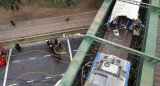 Choque de un tren de la línea San Martín. Foto: NA.