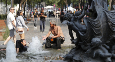 Ola de calor en México. Foto: EFE