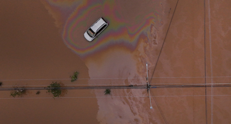 Inundaciones en Brasil. Foto: Reuters.