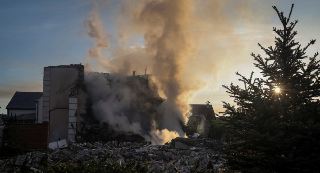 Destrucción en Járkov. Foto: Reuters.