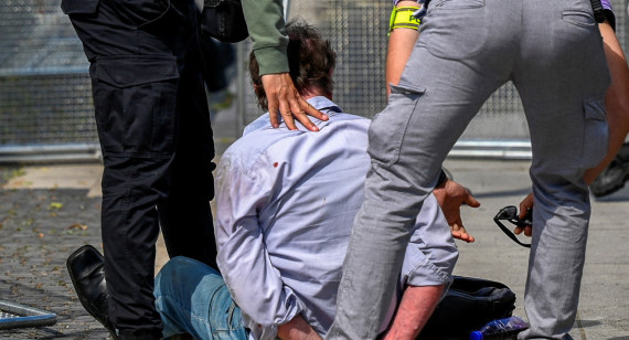 Sospechoso de disparar contra Robert Fico es detenido. Foto: Reuters.