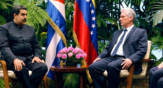 Nicolás Maduro y Díaz-Canel, Cuba y Venezuela. Foto: EFE