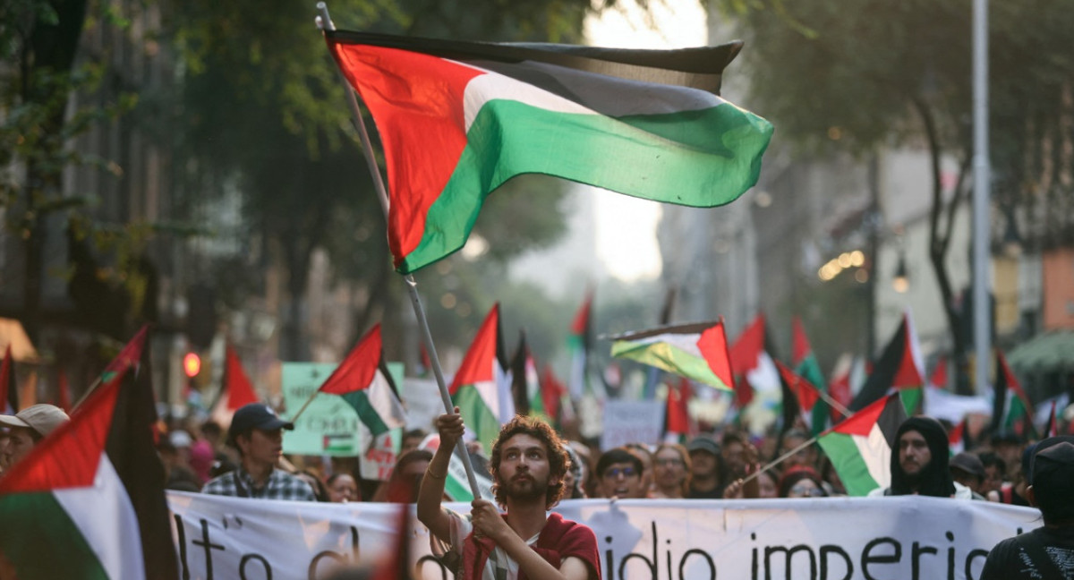 Protestas; Palestina. Foto: Reuters.