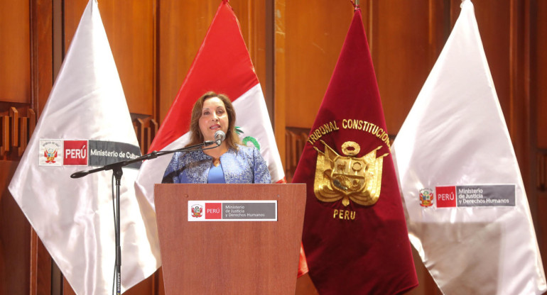 Dina Boluarte, Perú. Foto: EFE
