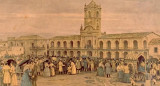 Cuadro que recrea los sucesos del 25 de mayo de 1810