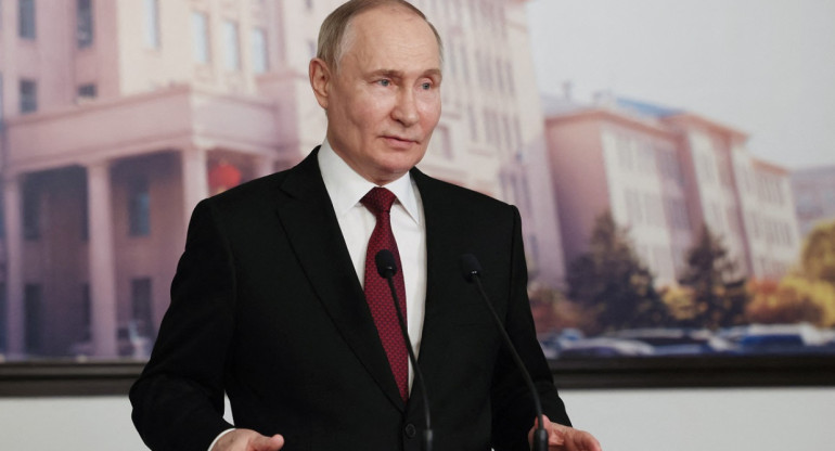 Vladímir Putin, presidente de Rusia. Foto: Reuters.
