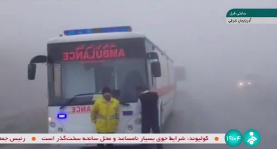 La niebla obstaculiza los operativos de rescate del presidente de Irán. Foto: Reuters.