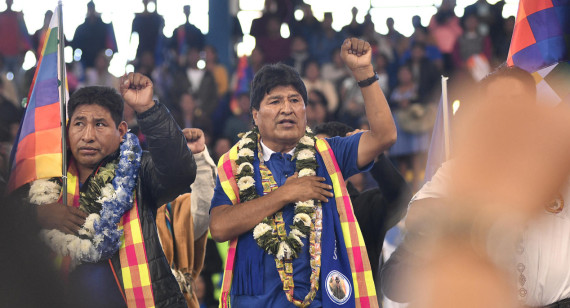 Evo Morales; Bolivia. Foto: EFE.