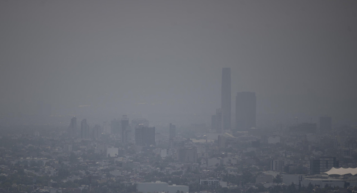 Contaminación del aire en México. Foto: EFE.