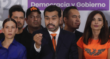 Jorge Álvarez Máynez, candidato presidencial en México. Foto: EFE.
