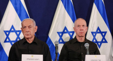 Benjamín Netanyahu y Yoav Gallant. Foto: Reuters.