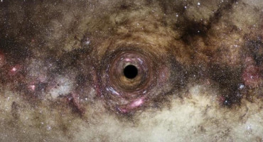 Galaxy, black hole, universe.  Photo X.