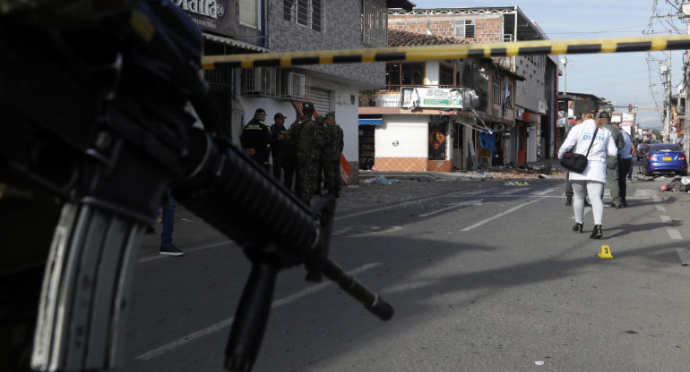 Ataques en el suroeste de Colombia. Foto: EFE