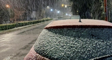 Nieve, clima. Foto: NA