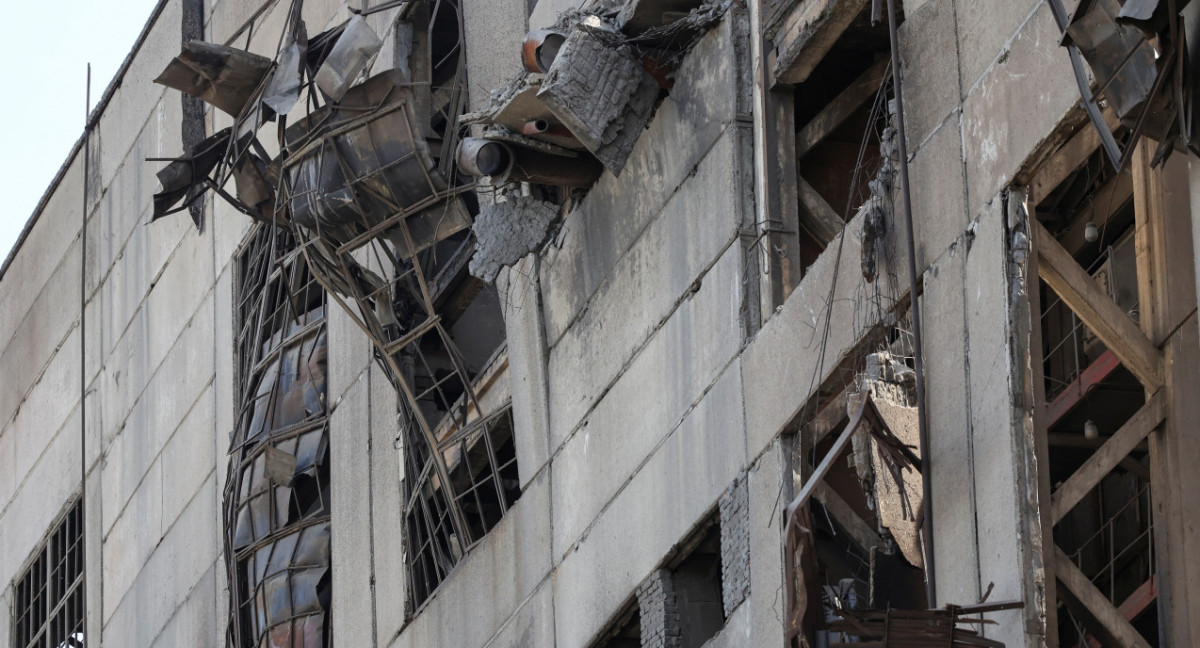 Infraestructura ucraniana destruida. Foto: Reuters.
